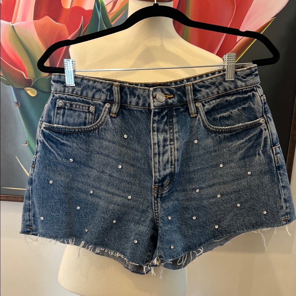 Purple Brand Embellished Shorts